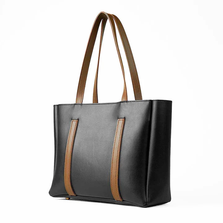 Serenity Handbag with Fix Shoulder Straps Black HerChoice