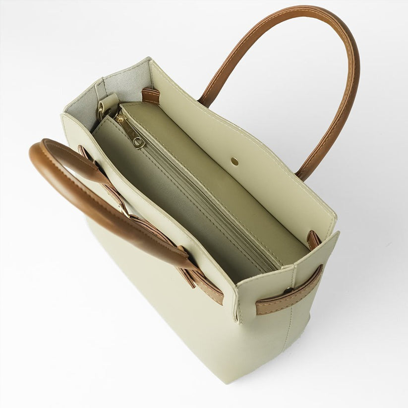 Savvy Luxe – 3-Piece Buckle Set (Beige) HerChoice