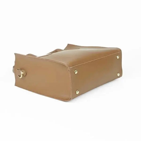 Trendy Bag Set of 3-Brown HerChoice