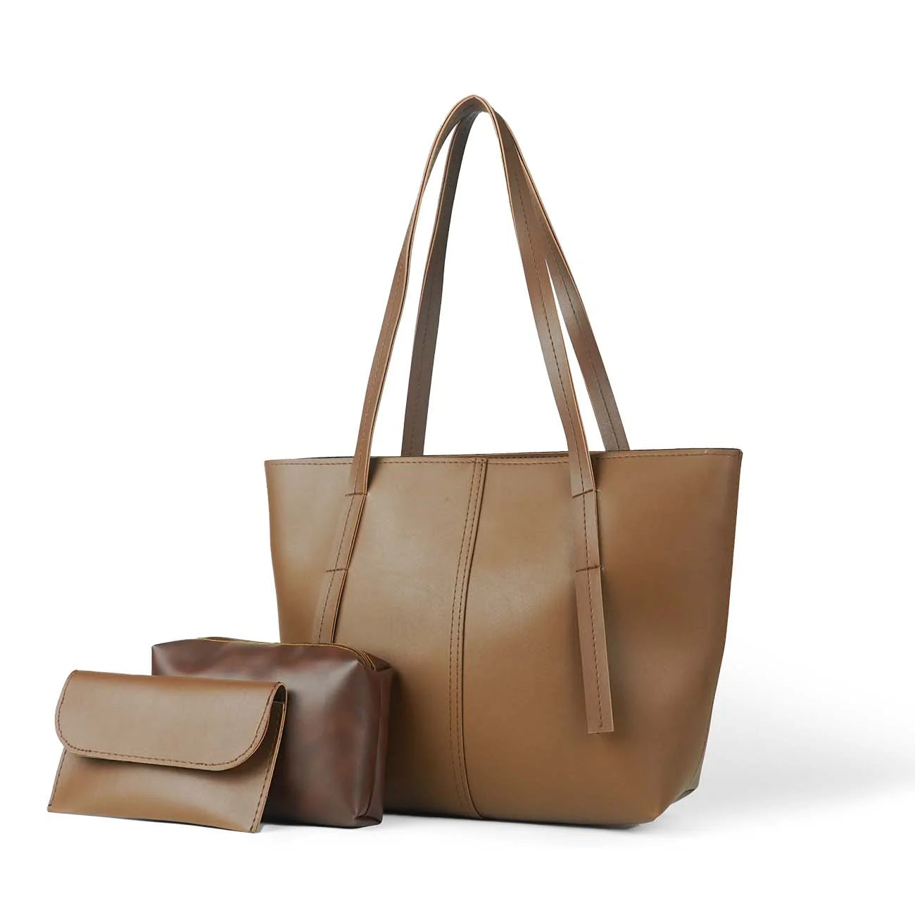 Glitz Bag – Brown Set of 3 HerChoice