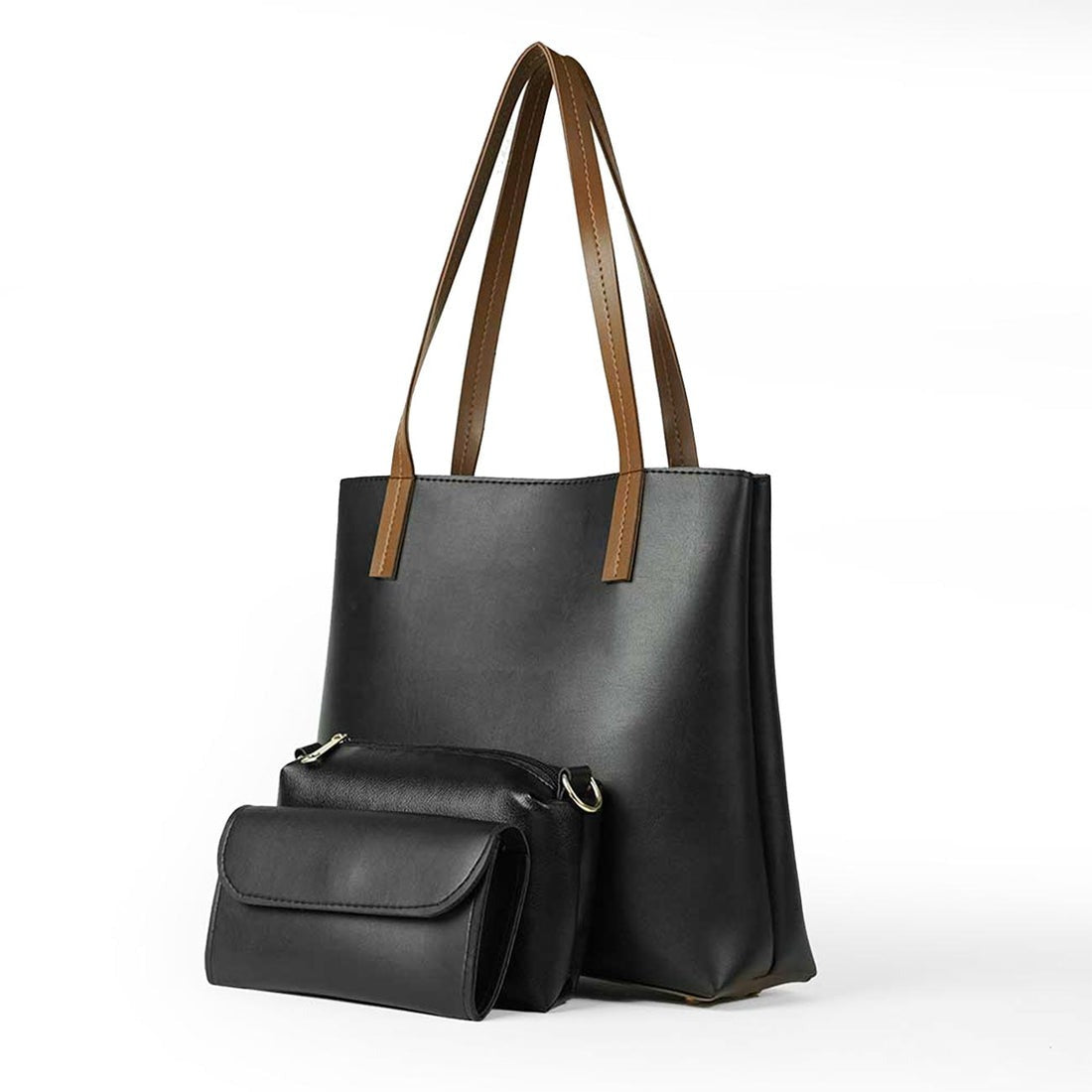 Prime Mode – 3-Piece Tote Set (Black) HerChoice