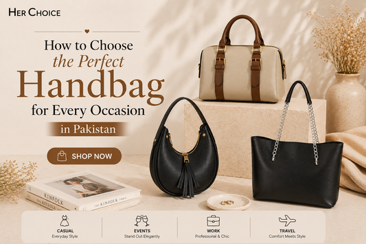 How to Choose the Perfect Handbag for Every Occasion in Pakistan