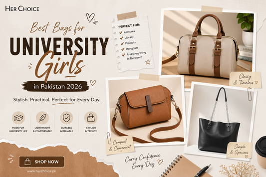 Best Bags for University Girls in Pakistan 2026 – HerChoice