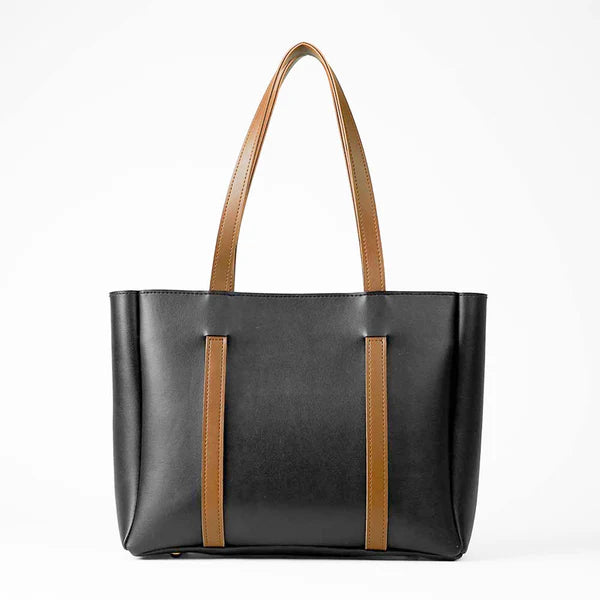 Serenity Handbag with Fix Shoulder Straps Black HerChoice
