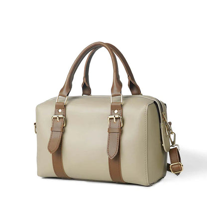 Zara Bag – Beige & Brown HerChoice