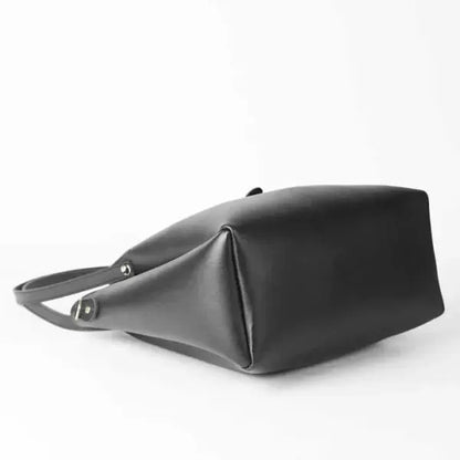Luxe Black 3-Piece Handbag Set HerChoice