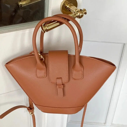 Vintage Korean Designer Handbag Brown HerChoice
