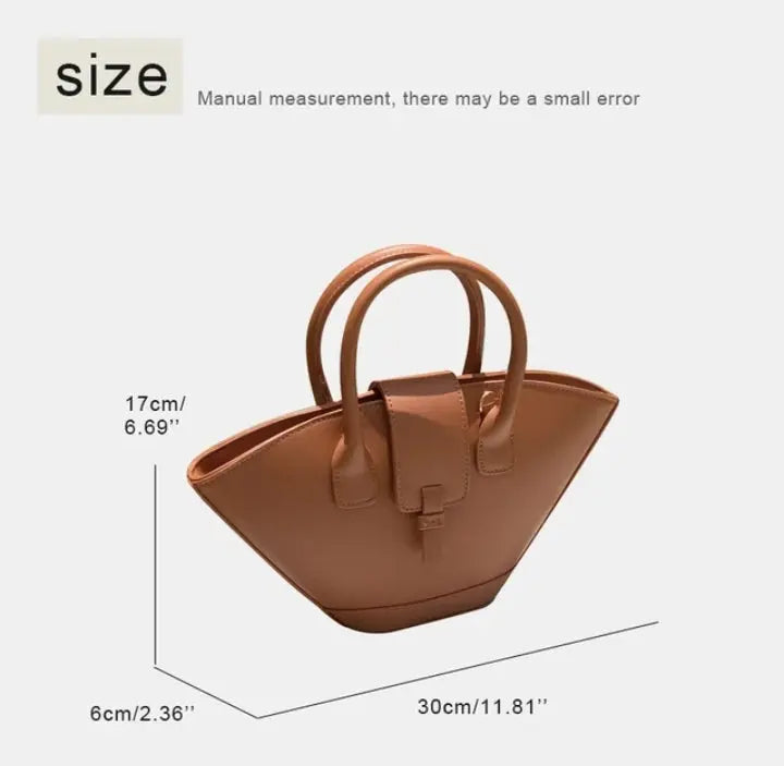 Vintage Korean Designer Handbag Brown HerChoice