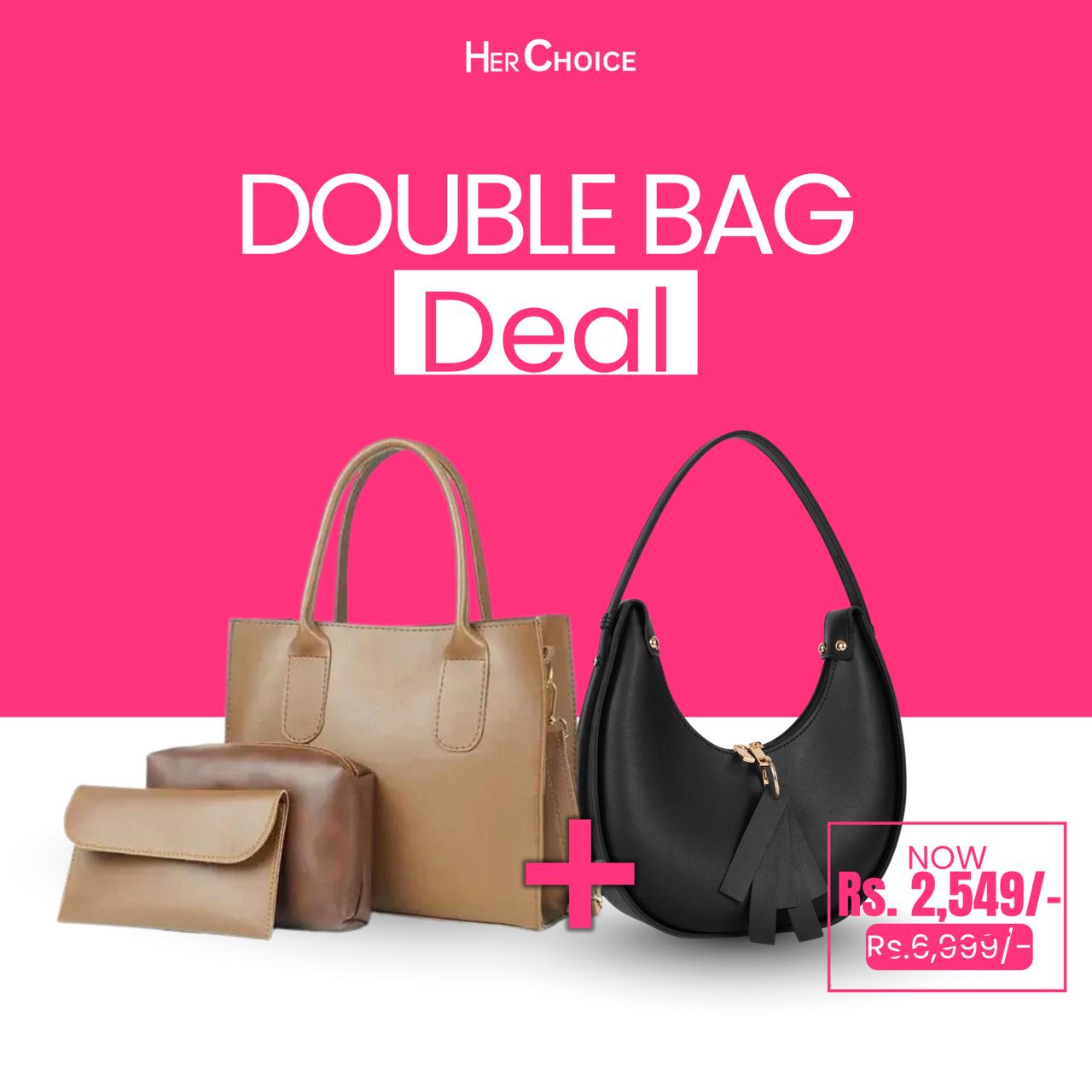 Bundle: Black Crescent + Trendy Brown