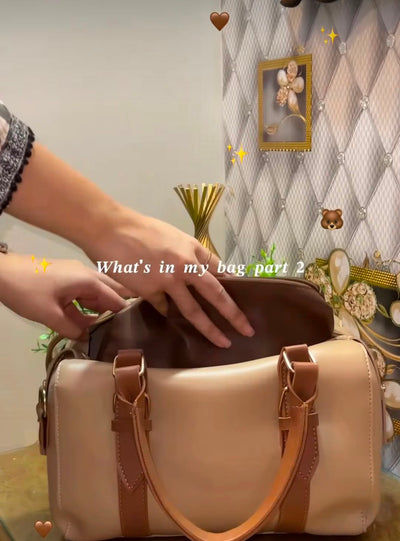 Zara Bag – Beige & Brown