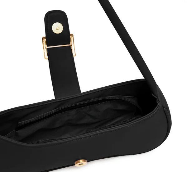Aura Shoulder Bag — Black