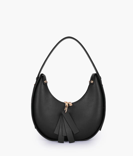 Black crescent  bag