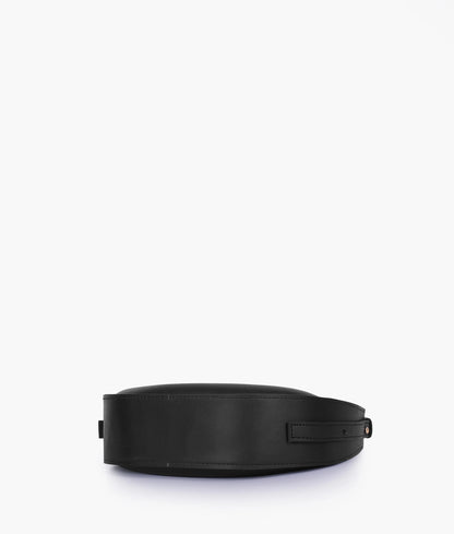 Black crescent  bag
