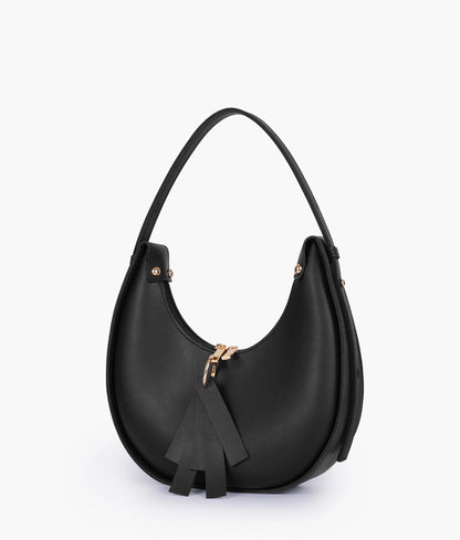 Black crescent  bag