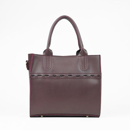 Gulnār – 3-Piece Shoulder Bag Set (Maroon) HerChoice
