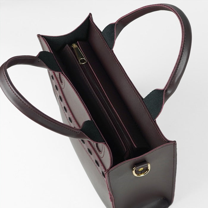 Gulnār – 3-Piece Shoulder Bag Set (Maroon) HerChoice
